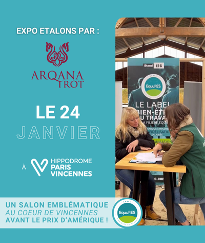 Le label EquuRES Bien-être au Travail à Expo Etalons 2025 !